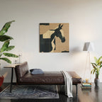 Abstract Minimal Horse 7 Wood Wall Art Gallery Image 2