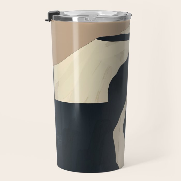 Abstract Minimal Horse 7 Travel Mug Gallery Image 3