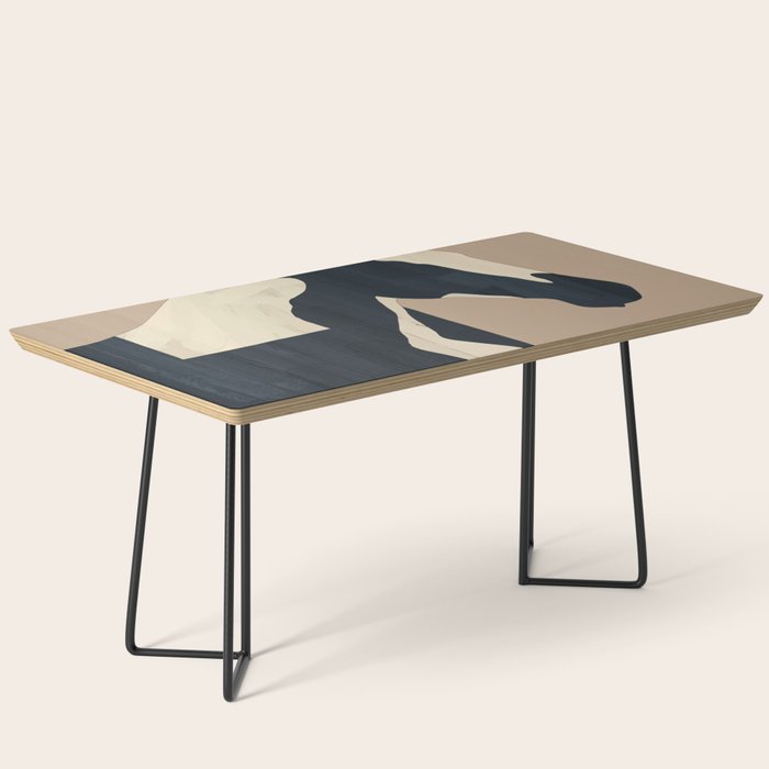 Abstract Minimal Horse 7 Coffee Table Gallery Image 1