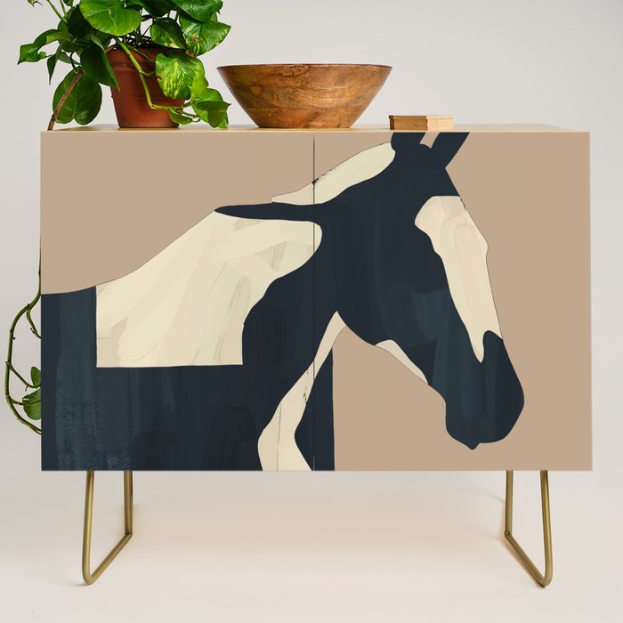 Abstract Minimal Horse 7 Credenza Gallery Image 1