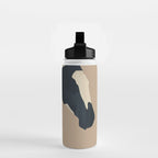 Abstract Minimal Horse 7 Water Bottle Gallery Image 2