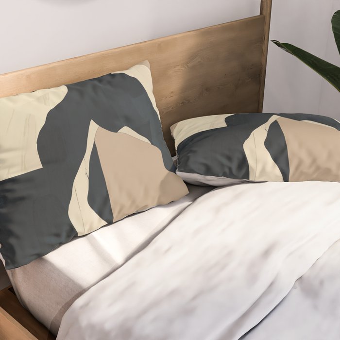 Abstract Minimal Horse 7 Pillow Sham Gallery Image 2