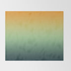AUTUMN FOREST OMBRE COLORS ABSTRACT Throw Blanket Gallery Image 2