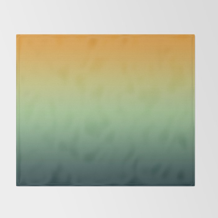 AUTUMN FOREST OMBRE COLORS ABSTRACT Throw Blanket Gallery Image 2