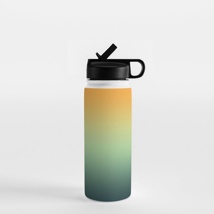 AUTUMN FOREST OMBRE COLORS ABSTRACT Water Bottle Gallery Image 1