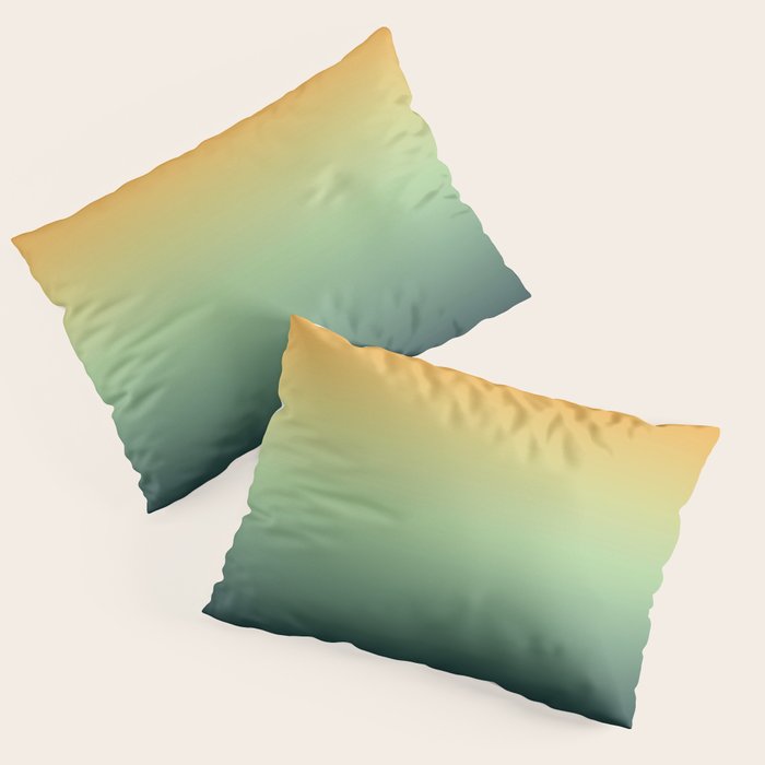 AUTUMN FOREST OMBRE COLORS ABSTRACT Pillow Sham Gallery Image 3