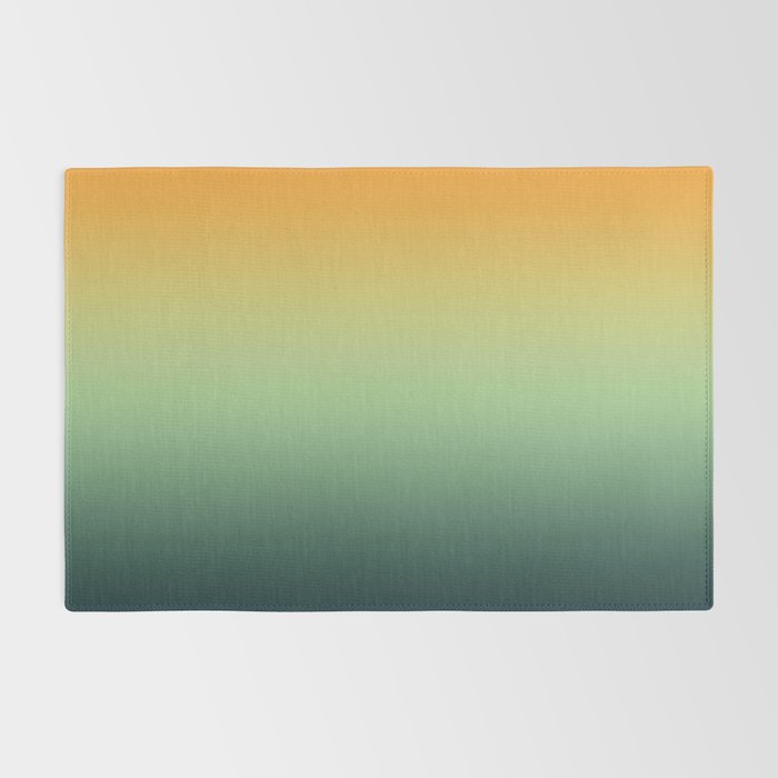 AUTUMN FOREST OMBRE COLORS ABSTRACT Rug Gallery Image 2