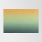 AUTUMN FOREST OMBRE COLORS ABSTRACT Rug Gallery Image 2