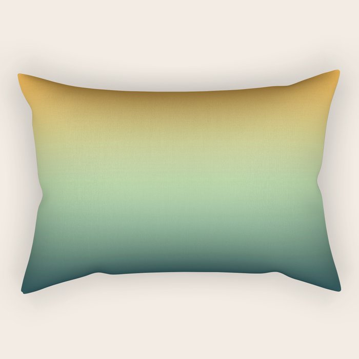 AUTUMN FOREST OMBRE COLORS ABSTRACT Rectangular Pillow Gallery Image 2