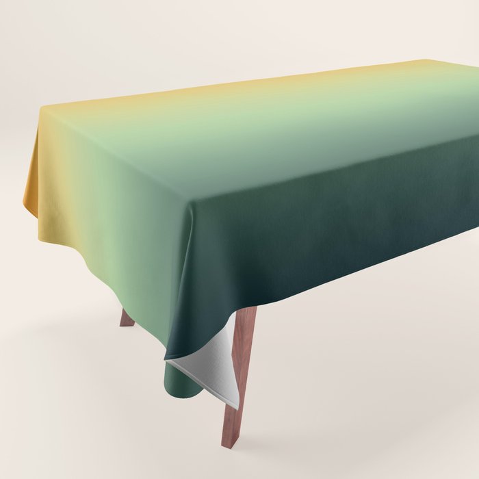 AUTUMN FOREST OMBRE COLORS ABSTRACT Tablecloth Gallery Image 1