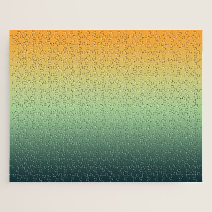 AUTUMN FOREST OMBRE COLORS ABSTRACT Jigsaw Puzzle Gallery Image 1