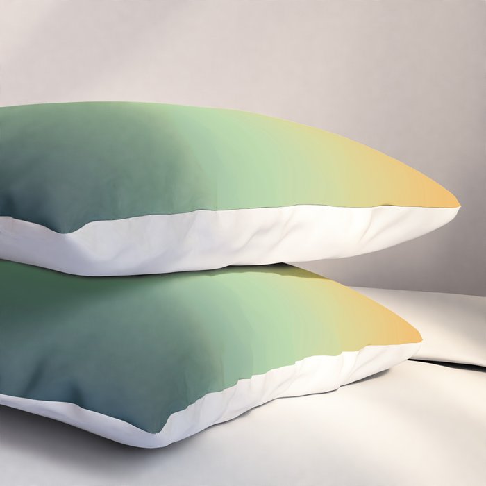 AUTUMN FOREST OMBRE COLORS ABSTRACT Pillow Sham Gallery Image 3