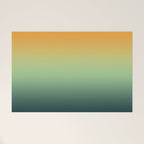 AUTUMN FOREST OMBRE COLORS ABSTRACT Welcome Mat Gallery Image 1