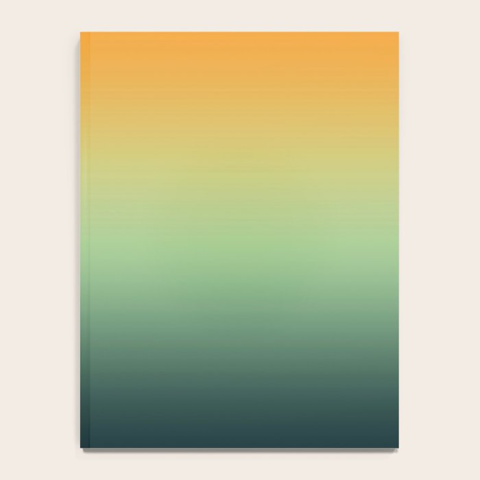 AUTUMN FOREST OMBRE COLORS ABSTRACT Notebook Gallery Image 4