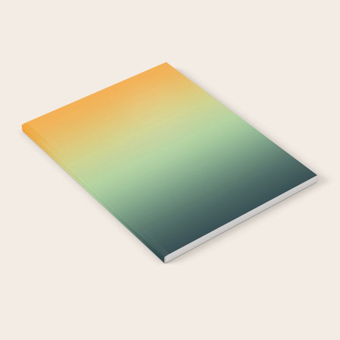 AUTUMN FOREST OMBRE COLORS ABSTRACT Notebook Gallery Image 2