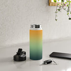 AUTUMN FOREST OMBRE COLORS ABSTRACT Water Bottle Gallery Image 4