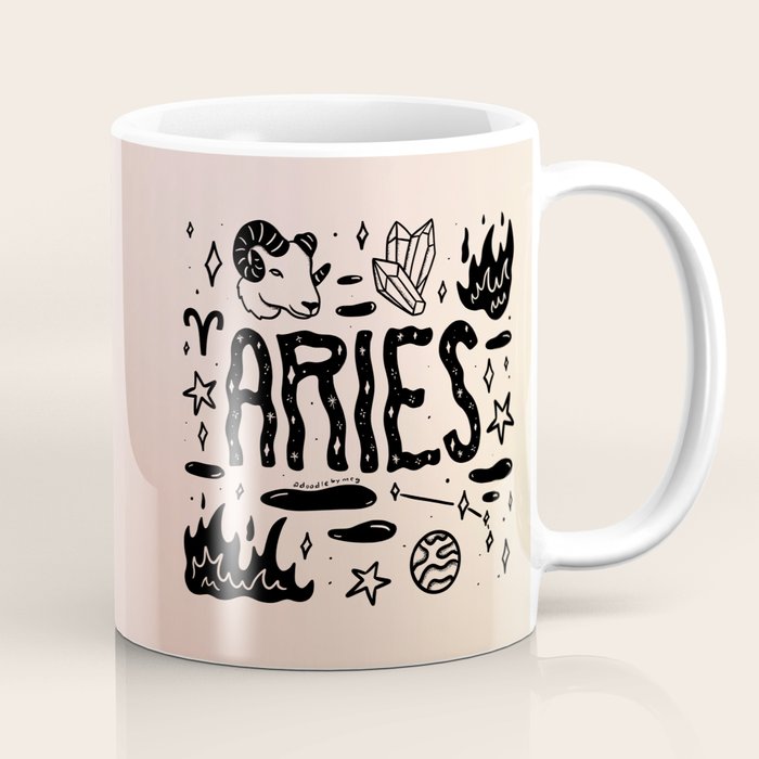 Celestial Aries Coffee Mug Gallery Image 1