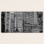 A Book Lover's Dream - Cincinnati Public Library black and white photographs / black and white photo Desk Mat Gallery Image 3