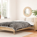 A Book Lover's Dream - Cincinnati Public Library black and white photographs / black and white photo Duvet Cover Gallery Image 2