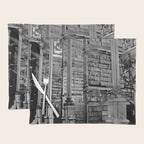 A Book Lover's Dream - Cincinnati Public Library black and white photographs / black and white photo Placemat Gallery Image 1