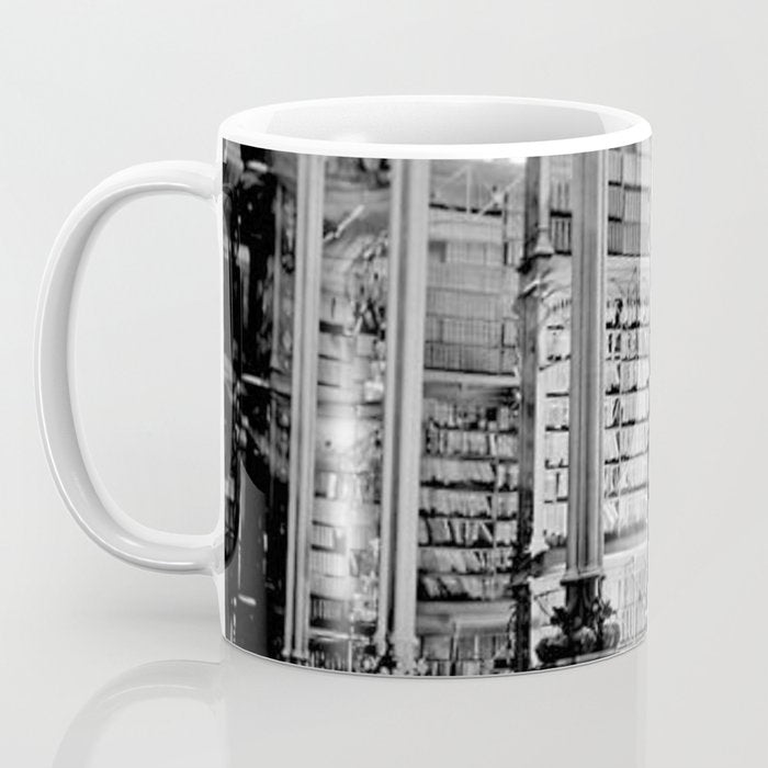 A Book Lover's Dream - Cincinnati Public Library black and white photographs / black and white photo Coffee Mug Gallery Image 3