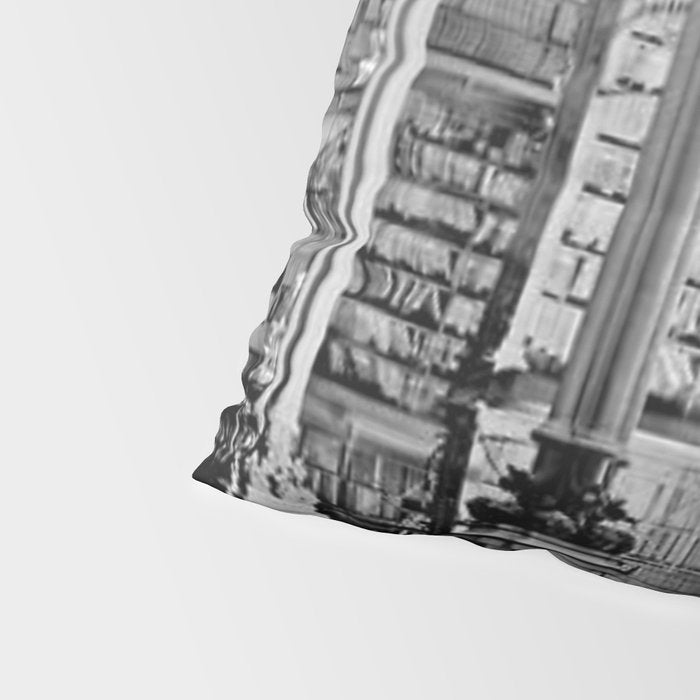 A Book Lover's Dream - Cincinnati Public Library black and white photographs / black and white photo Pillow Sham Gallery Image 4