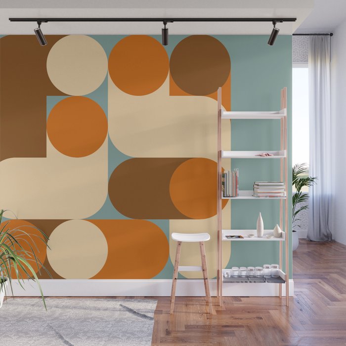 Retro 17A Wall Mural Gallery Image 1