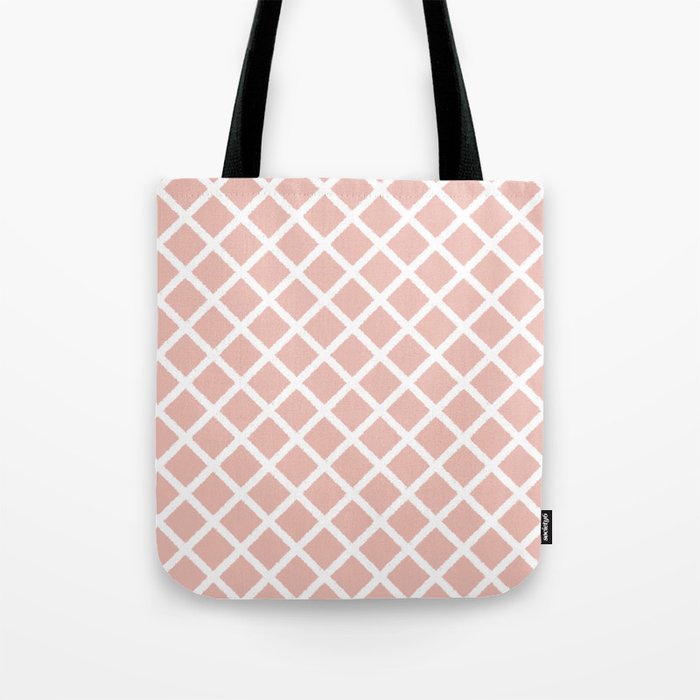 Crisscross (Pink) Tote Bag Gallery Image 1