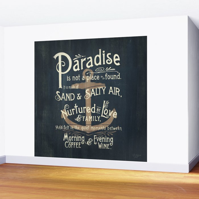 Paradise Wall Mural Gallery Image 2