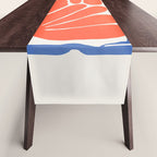Coral Flowers & Ferns Table Runner Gallery Image 1