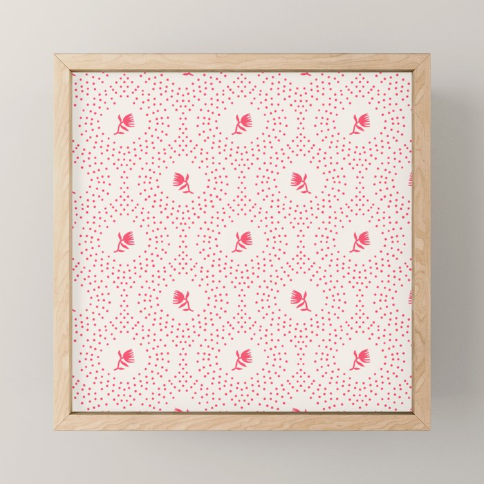 Wild Dotted Florals - Abstract Pattern Coordinate Mini Art Print Gallery Image 1