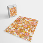 70s Floral Pattern Jigsaw Puzzle Gallery Image 2