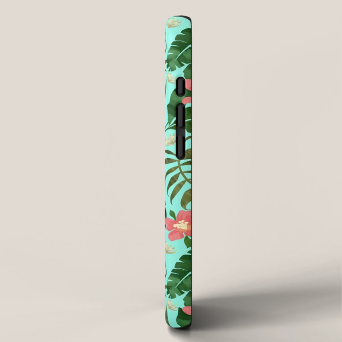 Tropical Garden - Mint iPhone Case Gallery Image 2
