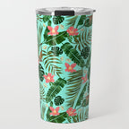 Tropical Garden - Mint Travel Mug Gallery Image 1