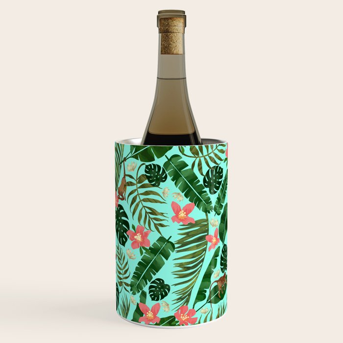 Tropical Garden - Mint Wine Chiller Gallery Image 1