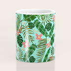 Tropical Garden - Mint Coffee Mug Gallery Image 4