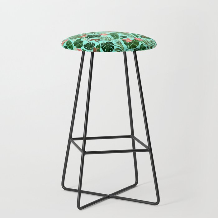 Tropical Garden - Mint Stool Gallery Image 1