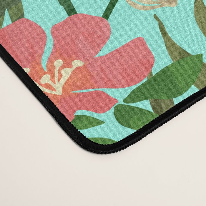 Tropical Garden - Mint Desk Mat Gallery Image 4