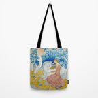 The Maid and the Unicorn - Edmund Dulac - 1938  Tote Bag Gallery Image 2