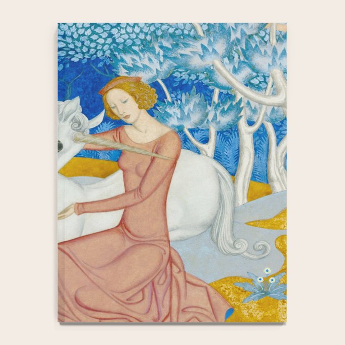 The Maid and the Unicorn - Edmund Dulac - 1938  Notebook Gallery Image 4