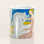 The Maid and the Unicorn - Edmund Dulac - 1938  Coffee Mug Gallery Image 4