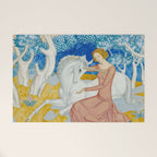 The Maid and the Unicorn - Edmund Dulac - 1938  Welcome Mat Gallery Image 1