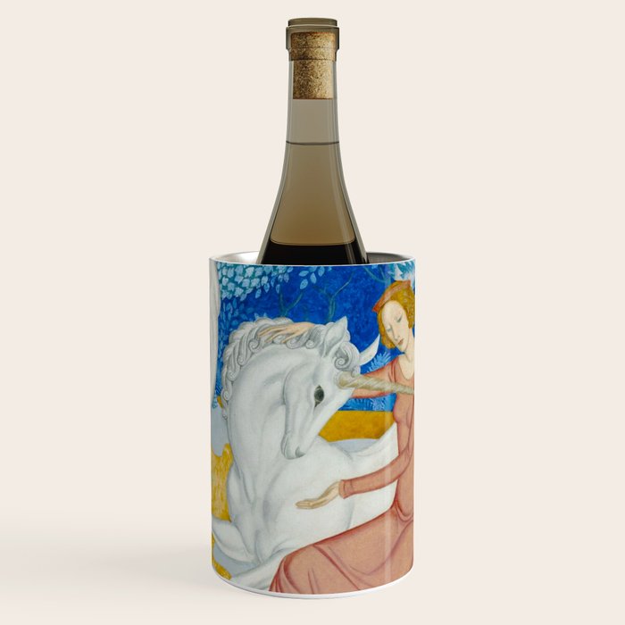 The Maid and the Unicorn - Edmund Dulac - 1938  Wine Chiller Gallery Image 1