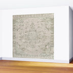 Antique Persian Neutral Vintage Rug Print Cream Wall Mural Gallery Image 2