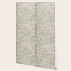 Antique Persian Neutral Vintage Rug Print Cream Wallpaper Gallery Image 2