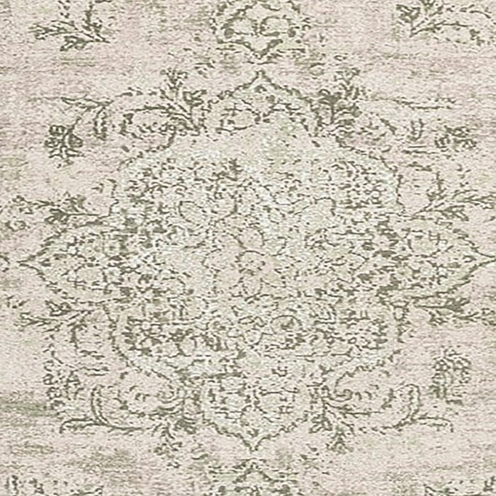 Antique Persian Neutral Vintage Rug Print Cream Coffee Mug Gallery Image 2