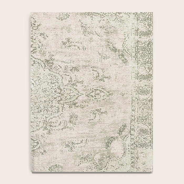 Antique Persian Neutral Vintage Rug Print Cream Notebook Gallery Image 4