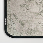 Antique Persian Neutral Vintage Rug Print Cream Laptop Sleeve Gallery Image 3