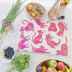 Cat Positions - Pink OmbrÃ© Palette Cutting Board Gallery Image 2