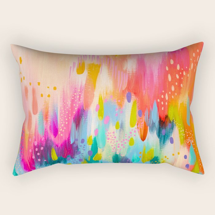 Brushstroke no.92 Rectangular Pillow Gallery Image 2
